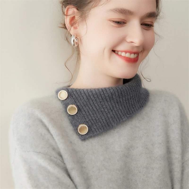 Autumn Winter Women Irregular Turtleneck Cashmere Sweater Color Blocking Pullover Thicken Loose 100% Cashmere Knitwear Clothing
Autumn Winter Women Irregular Turtleneck Cashmere Sweater Color Blocking Pullover Thicken Loose 100% Cashmere Knitwear Clothing