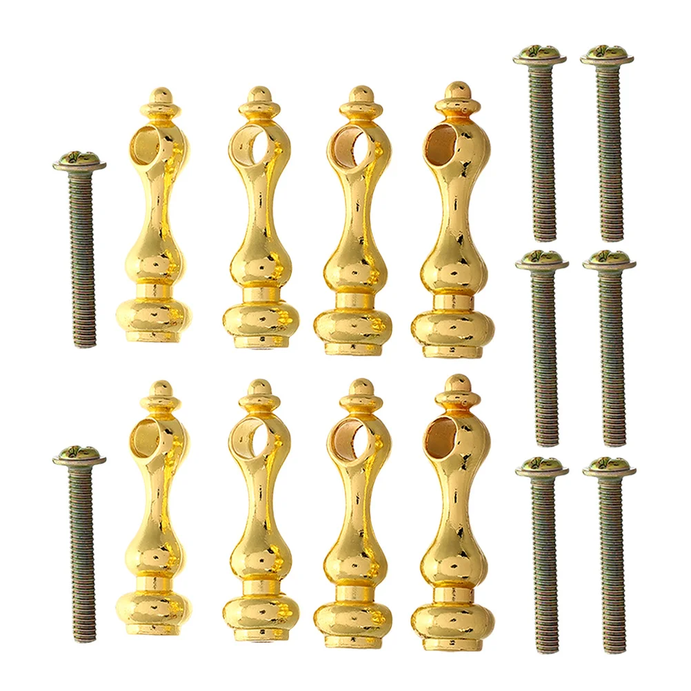 16Pcs Furniture Connectors Metal Spindles for Glass Railings Decorative Cabinet Wine Rack Stability Easy Install Baluster Craft
16Pcs Furniture Connectors Metal Spindles for Glass Railings Decorative Cabinet Wine Rack Stability Easy Install Baluster Craft