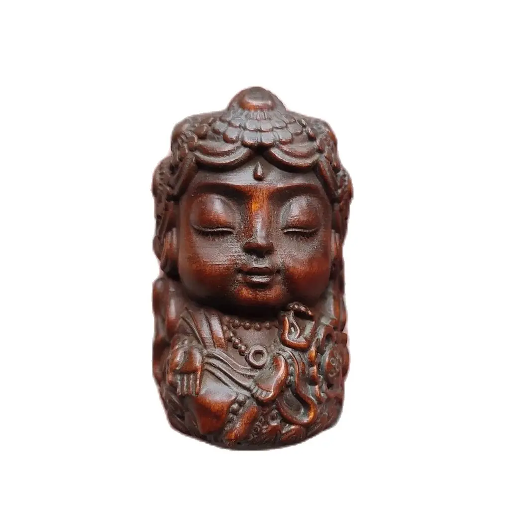 Vintage Wooden Ornaments Boxwood Carving Baby Buddha Statue Figurine Lotu Flower decorative sculpture home decor
Vintage Wooden Ornaments Boxwood Carving Baby Buddha Statue Figurine Lotu Flower decorative sculpture home decor