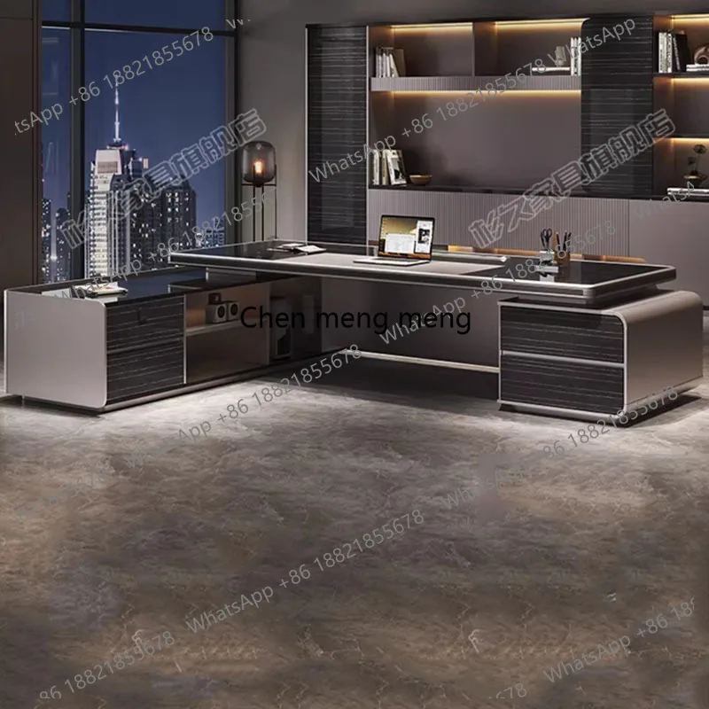 Conference Modern Office Desk Wooden Computer Reception Aesthetic Office Desk Decoration Display Meuble Bureau Home Furniture
Conference Modern Office Desk Wooden Computer Reception Aesthetic Office Desk Decoration Display Meuble Bureau Home Furniture