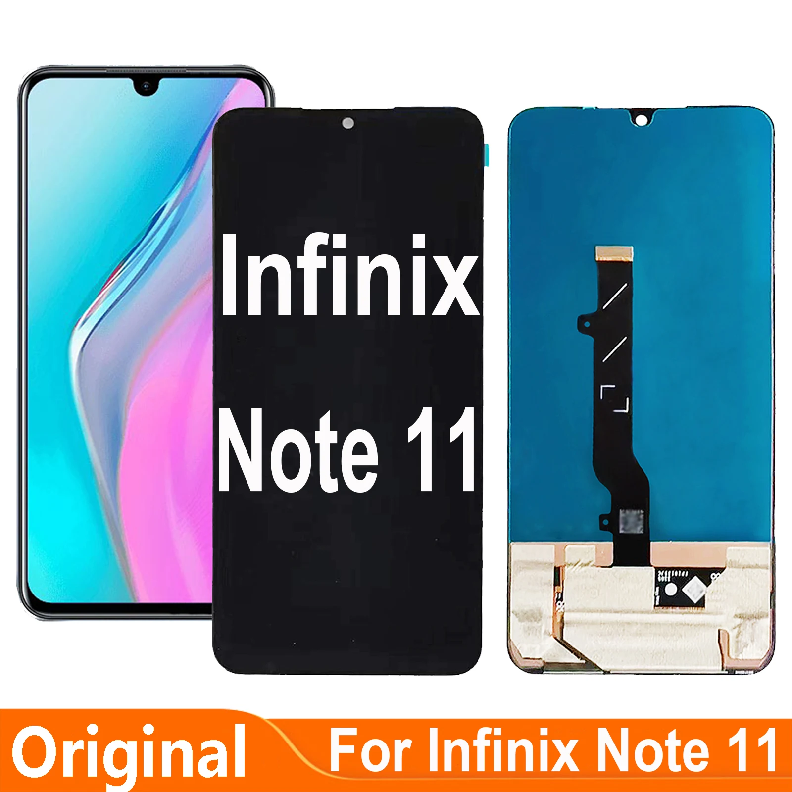 Original For Infinix Note 11 X663 X663B LCD Display Touch Screen Digiziter Assembly
Original For Infinix Note 11 X663 X663B LCD Display Touch Screen Digiziter Assembly
