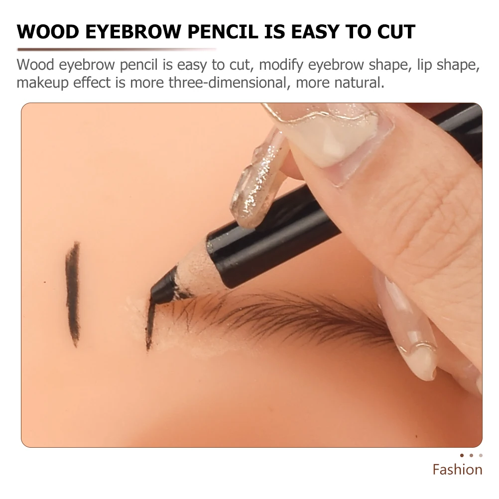 1 Set Waterproof Eyebrow Pencil Dark Brown Natural Wood Brow Pencil Makeup Supplies Sharpener Included Easy Carry Professional 
1 Set Waterproof Eyebrow Pencil Dark Brown Natural Wood Brow Pencil Makeup Supplies Sharpener Included Easy Carry Professional