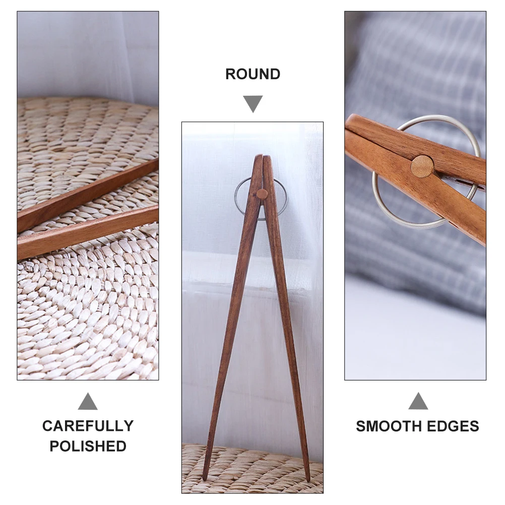 Wooden Food Tongs 2PCS Healthy Eco Friendly Heat Insulation Stainless Steel BBQ Tools Serving Utensils for Steak Bread Mixing
Wooden Food Tongs 2PCS Healthy Eco Friendly Heat Insulation Stainless Steel BBQ Tools Serving Utensils for Steak Bread Mixing