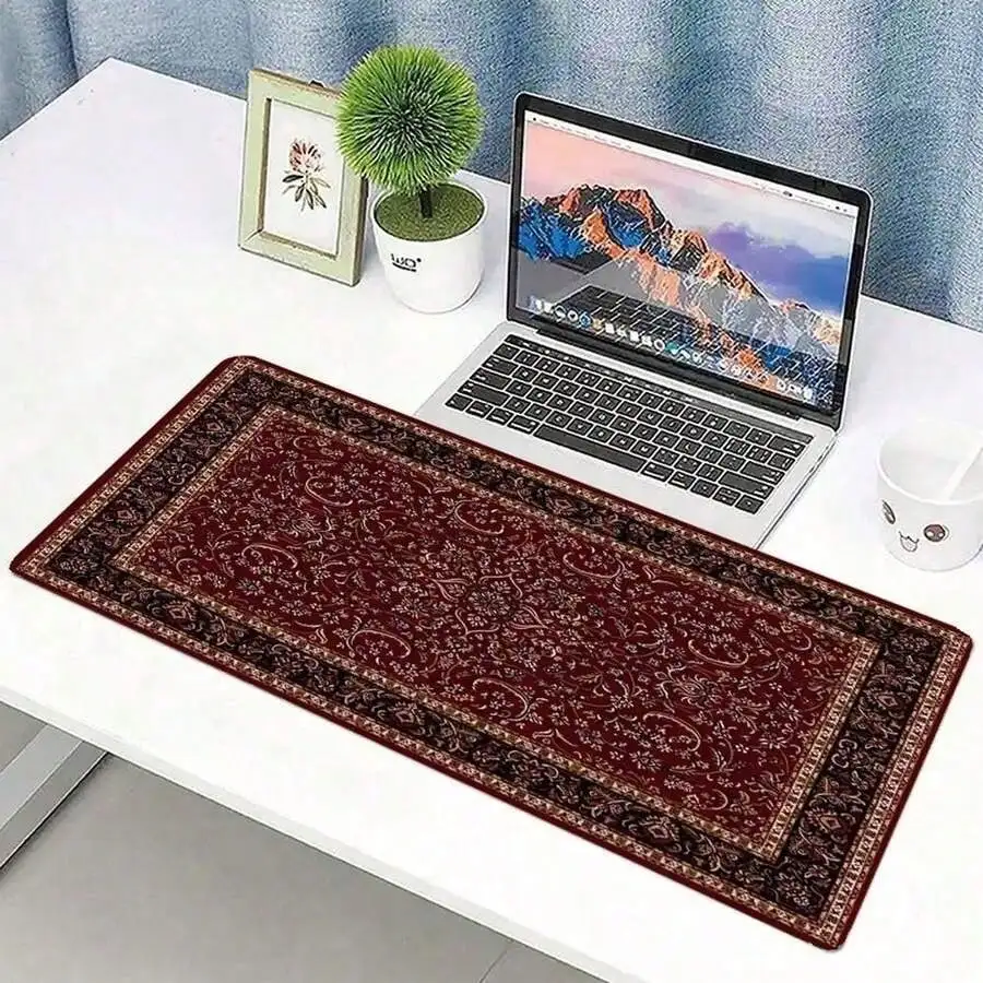 Retro Bohemian Style Mouse Pad, Luxurious Red Desk Accessory, Extra-Large Gaming Mouse Pad, Non-Slip Rubber Base, Computer Mouse Pad With Sewn Edges, XXL Keyboard Pad, A Gift For Friends Back To School Gaming Mouse Pad
Retro Bohemian Style Mouse Pad, Luxurious Red Desk Accessory, Extra-Large Gaming Mouse Pad, Non-Slip Rubber Base, Computer Mouse Pad With Sewn Edges, XXL Keyboard Pad, A Gift For Friends Back To School Gaming Mouse Pad