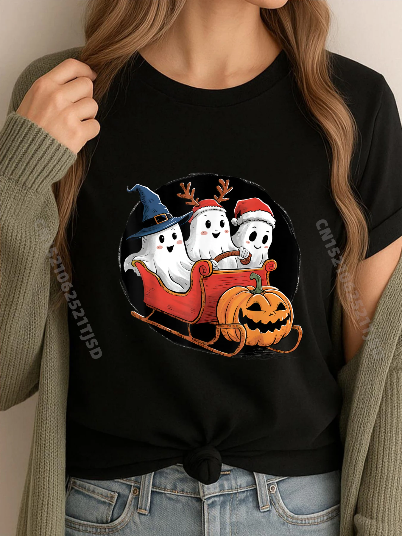 Хэллоуин, Рождество, Санта-олень, призрак, счастливый призрак, уличная одежда, футболка, мужская одежда
Хэллоуин, Рождество, Санта-олень, призрак, счастливый призрак, уличная одежда, футболка, мужская одежда