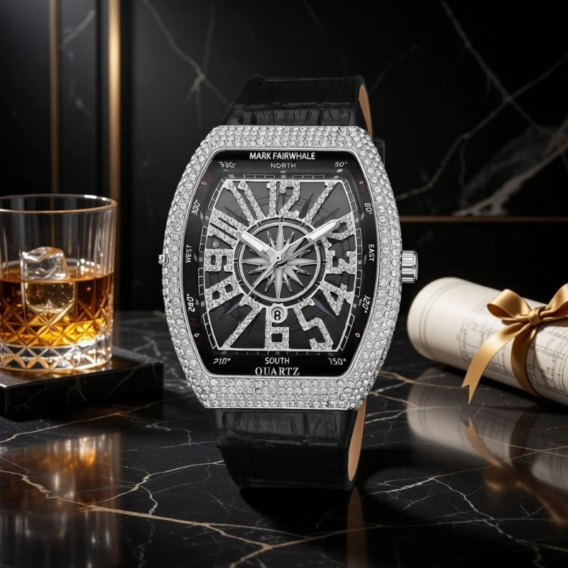 Mark Fairwhale high-end men's watch, multifunctional watch, trendy and fashionable sports and casual men's watch
Mark Fairwhale high-end men's watch, multifunctional watch, trendy and fashionable sports and casual men's watch