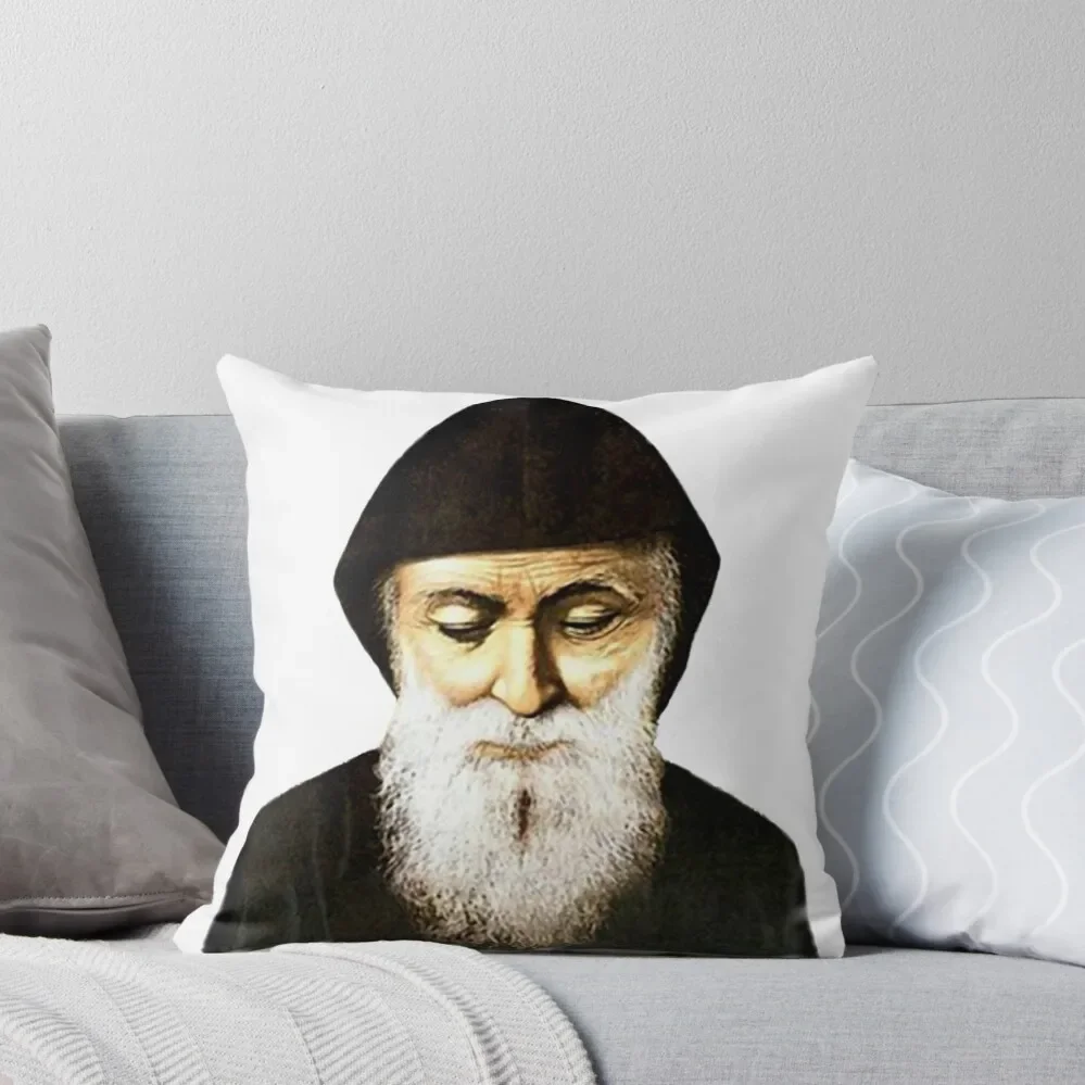Saint Charbel of Lebanon Throw Pillow Pillow Case luxury home accessories pillow
Saint Charbel of Lebanon Throw Pillow Pillow Case luxury home accessories pillow