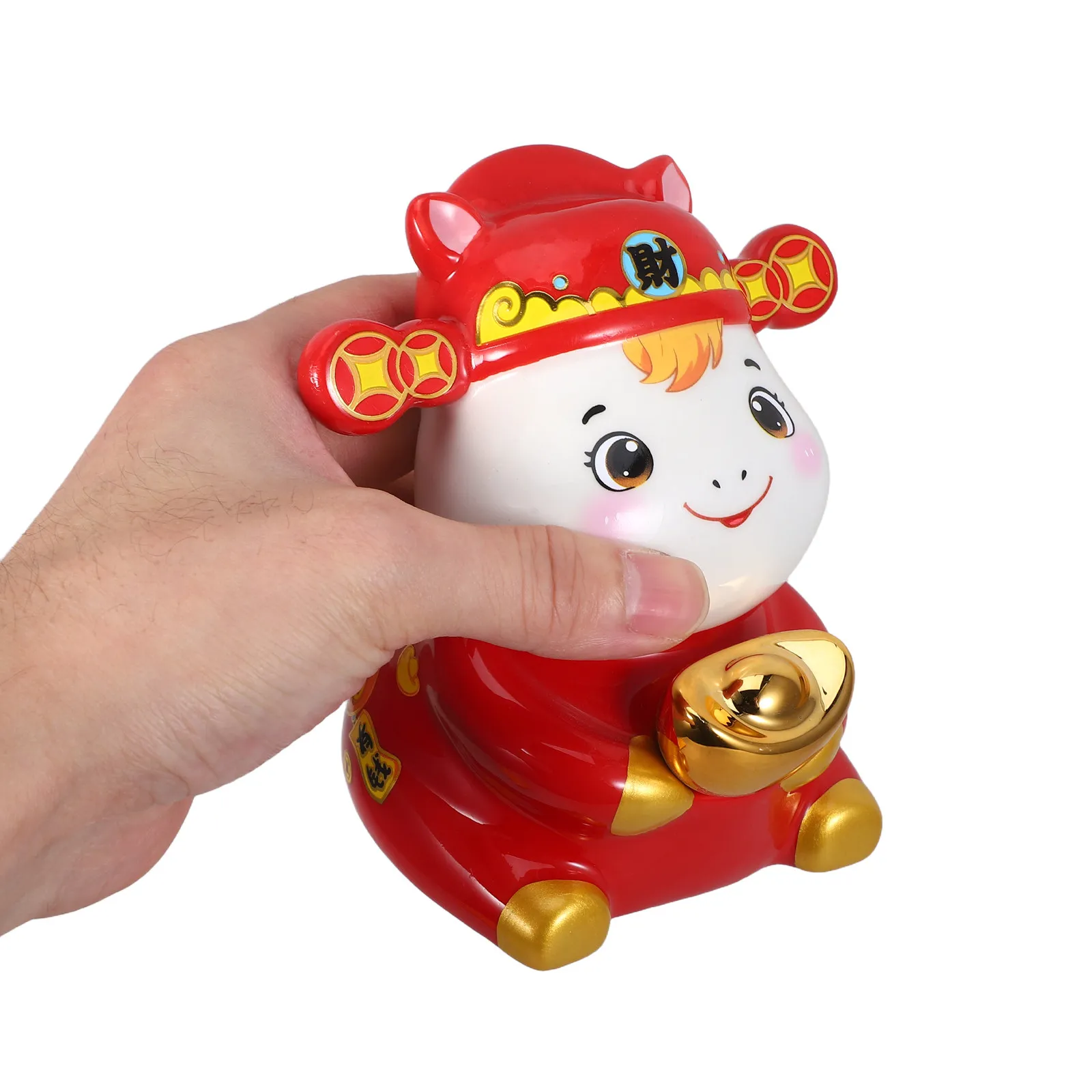 Ceramic Money Bank Fat Cartoon Horse Decorative Money Saving Pot Deposit Box Large Piggy Bank Home Office Decoration Gift
Ceramic Money Bank Fat Cartoon Horse Decorative Money Saving Pot Deposit Box Large Piggy Bank Home Office Decoration Gift