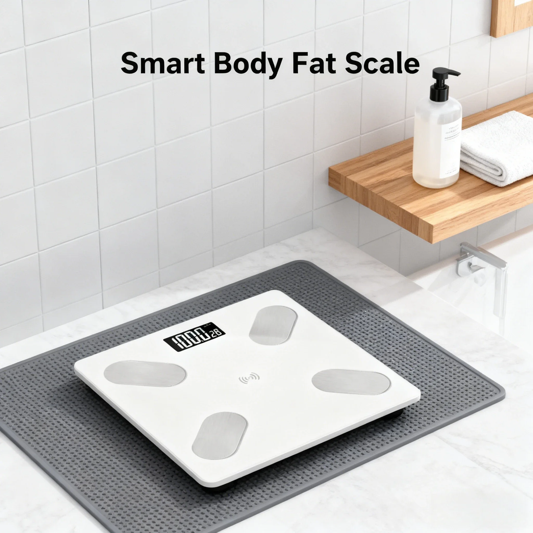 Перезаряжаемые электронные весы Bluetooth, высокоточные домашние умные весы для жира
Перезаряжаемые электронные весы Bluetooth, высокоточные домашние умные весы для жира