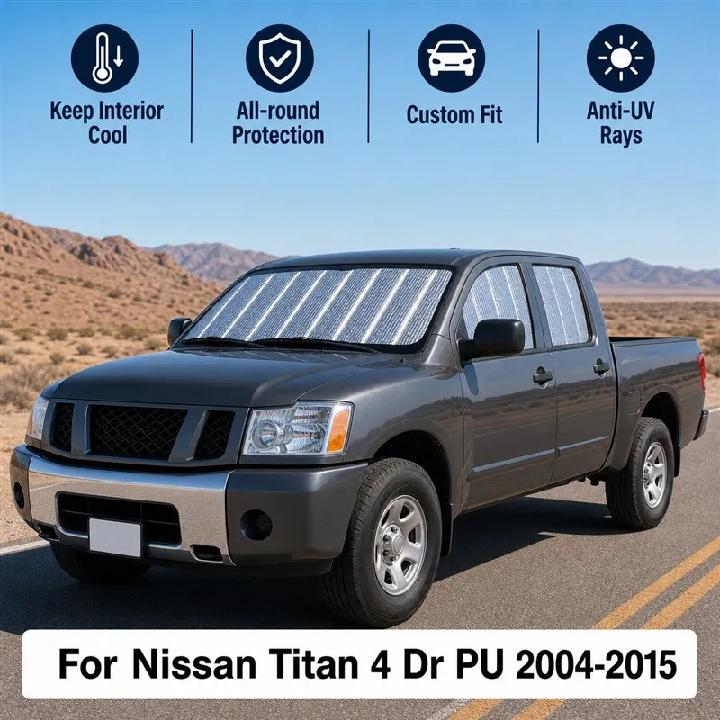 For Nissan Titan 4 Dr PU 2004-2015 Car Window Sunshades UV Block Privacy Heat Insulated Foldable Car Curtain
For Nissan Titan 4 Dr PU 2004-2015 Car Window Sunshades UV Block Privacy Heat Insulated Foldable Car Curtain