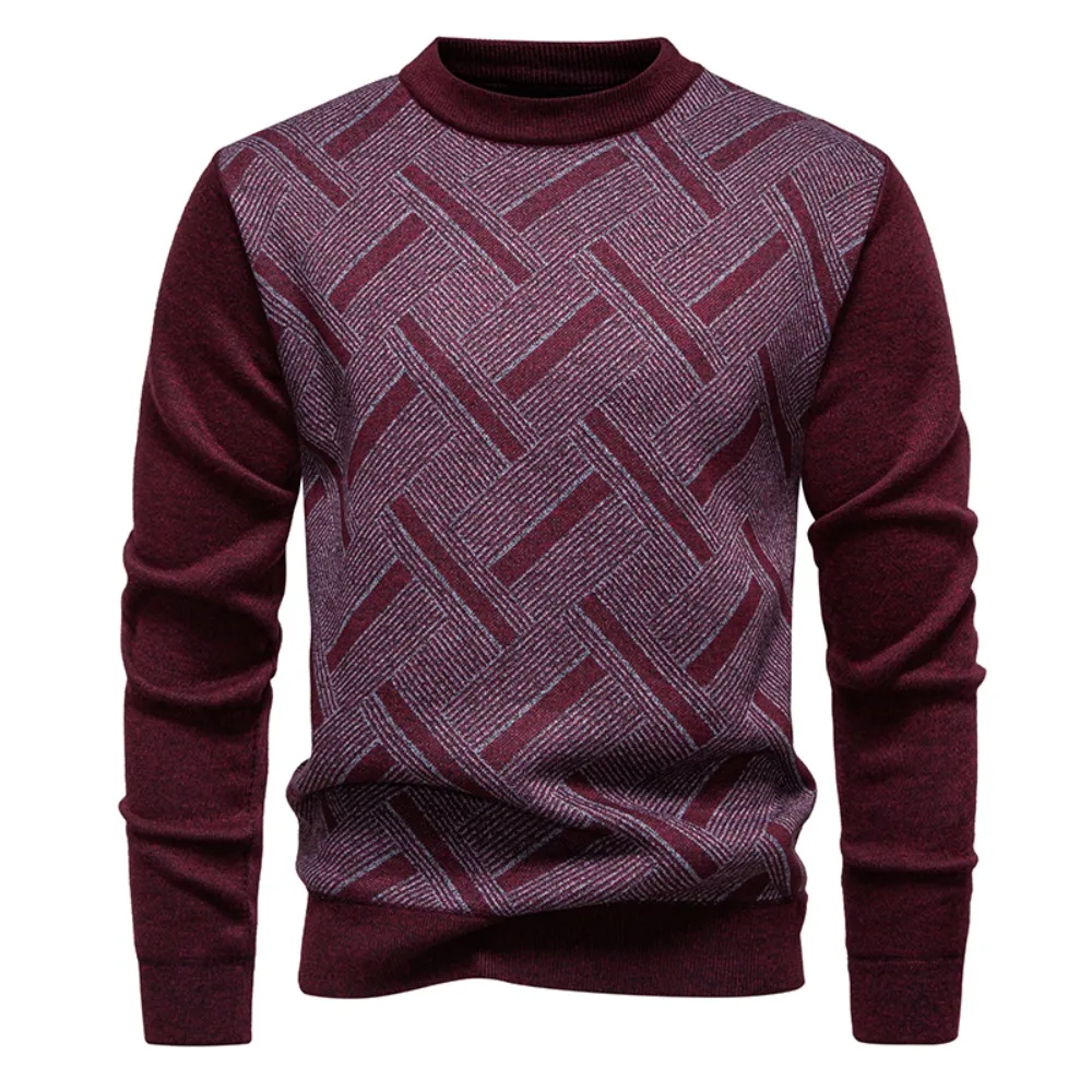 Men's Autumn and Winter Knitted Sweater with Thickened Fleece and A Casual Round Neck for Warmth
Men's Autumn and Winter Knitted Sweater with Thickened Fleece and A Casual Round Neck for Warmth