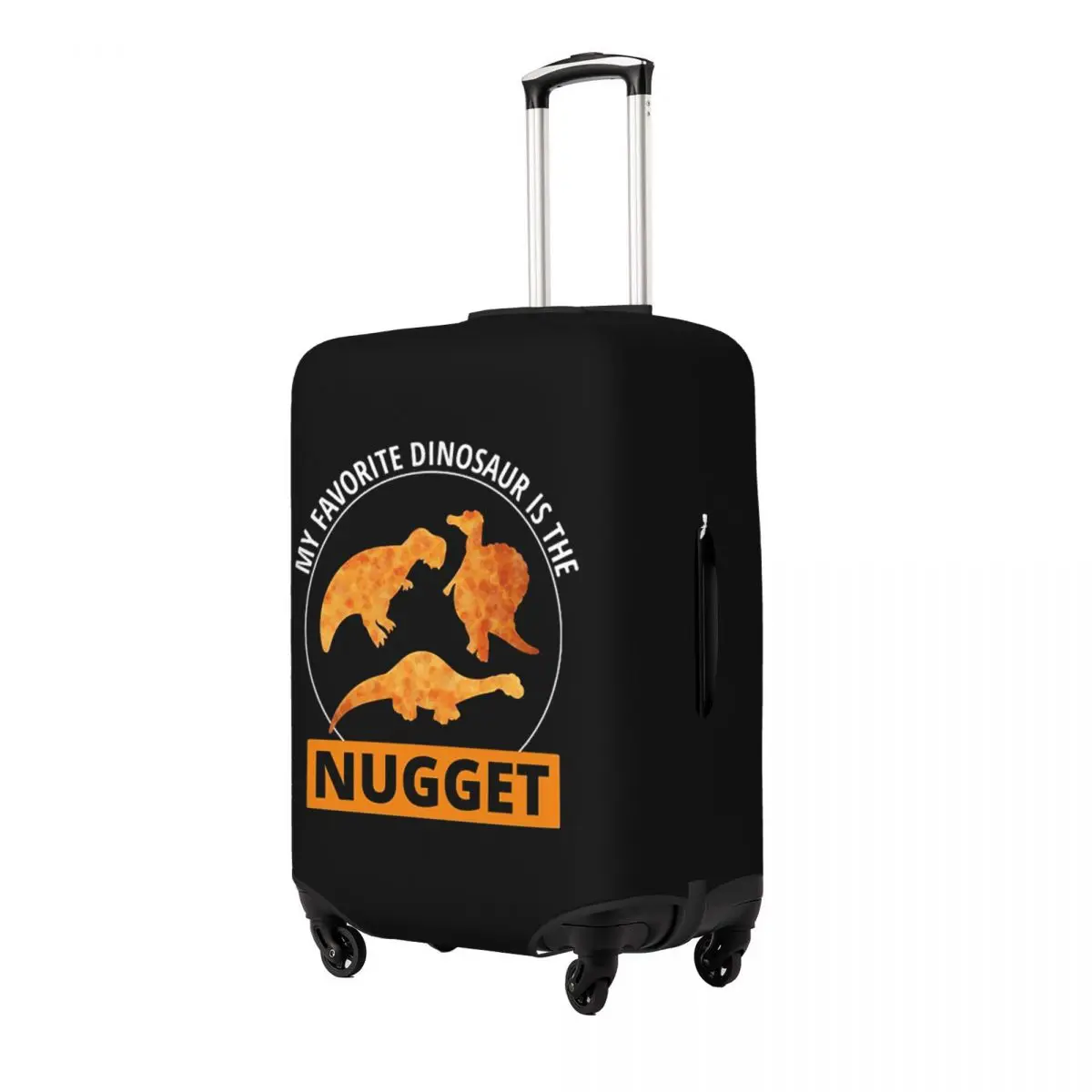 Chicken Nugget Fast Food Dinosaur Dino Animal Lovers Suitcase Cover Protection Elastic Trip Luggage Protector Covers 18-32 Inch
Chicken Nugget Fast Food Dinosaur Dino Animal Lovers Suitcase Cover Protection Elastic Trip Luggage Protector Covers 18-32 Inch