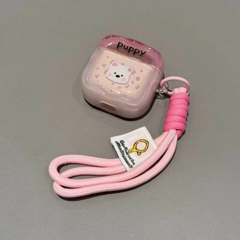 Ins Pink Floral Puppy for Huawei FreeClip 2 Freebuds 6i SE2 SE3 Headphone Case Wireless Bluetooth Protective Cover with Lanyard
Ins Pink Floral Puppy for Huawei FreeClip 2 Freebuds 6i SE2 SE3 Headphone Case Wireless Bluetooth Protective Cover with Lanyard