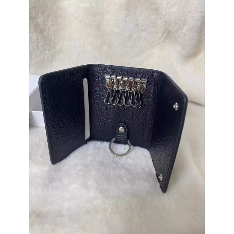 2024 folding cart stitching top layer cowhide three fold wallet card bag key bag
2024 folding cart stitching top layer cowhide three fold wallet card bag key bag