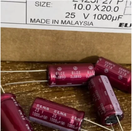 30pcs/lot japan original ELNA Audio Capacitor 25V 1000UF 10 * 20 RA3 Purple Red Robe free shipping
30pcs/lot japan original ELNA Audio Capacitor 25V 1000UF 10 * 20 RA3 Purple Red Robe free shipping