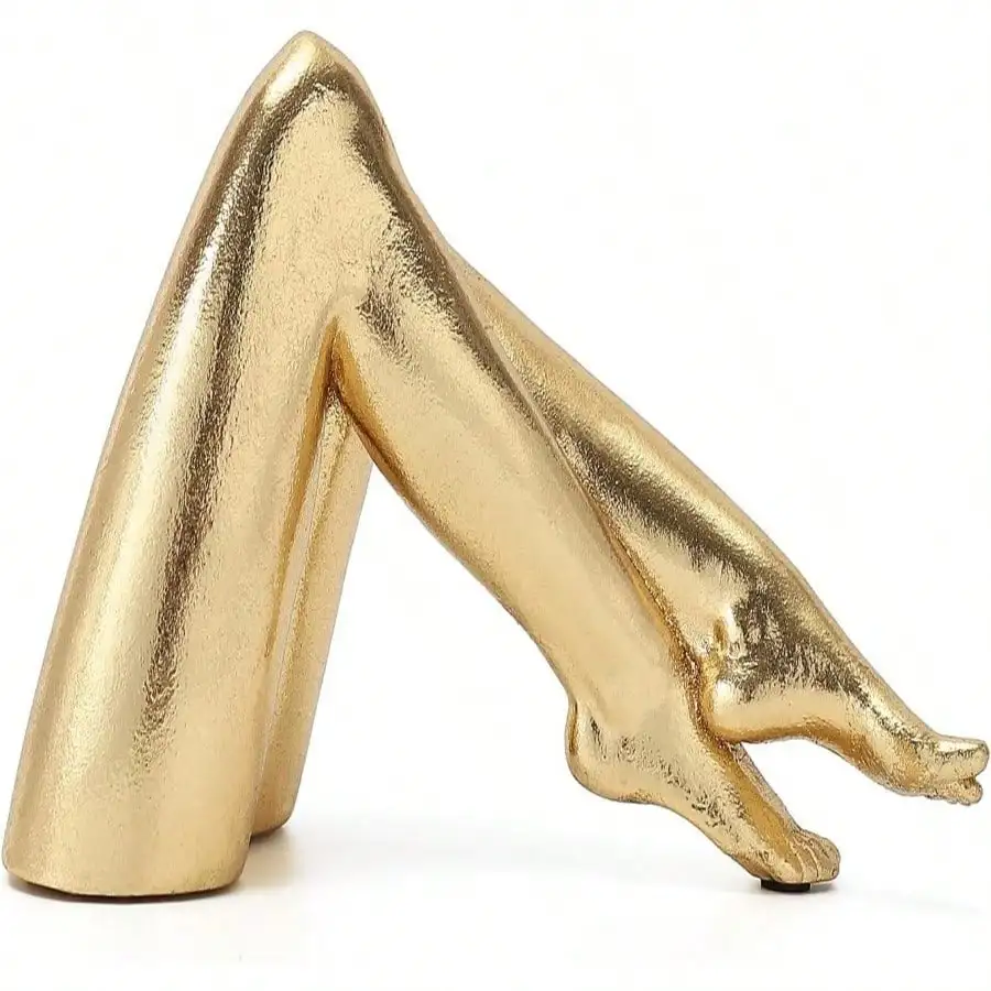 Golden Legs Sculpture Elegant Resin Home Decor Legs Statues Versatile Indoor/Outdoor Ornament, Bedroom, Office Desktop, Cabinets, Perfect (Bowed Leg)
Golden Legs Sculpture Elegant Resin Home Decor Legs Statues Versatile Indoor/Outdoor Ornament, Bedroom, Office Desktop, Cabinets, Perfect (Bowed Leg)