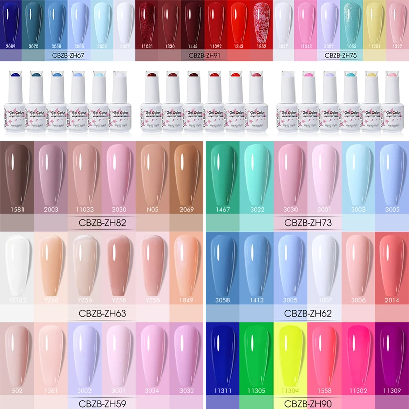 Clou Beaute 6Pcs/Set 15ML Nude Pink Gel Nail Polish Translucent Jelly Nail Art Gel Semi Permanent Soak Off Design Manicure Set
Clou Beaute 6Pcs/Set 15ML Nude Pink Gel Nail Polish Translucent Jelly Nail Art Gel Semi Permanent Soak Off Design Manicure Set