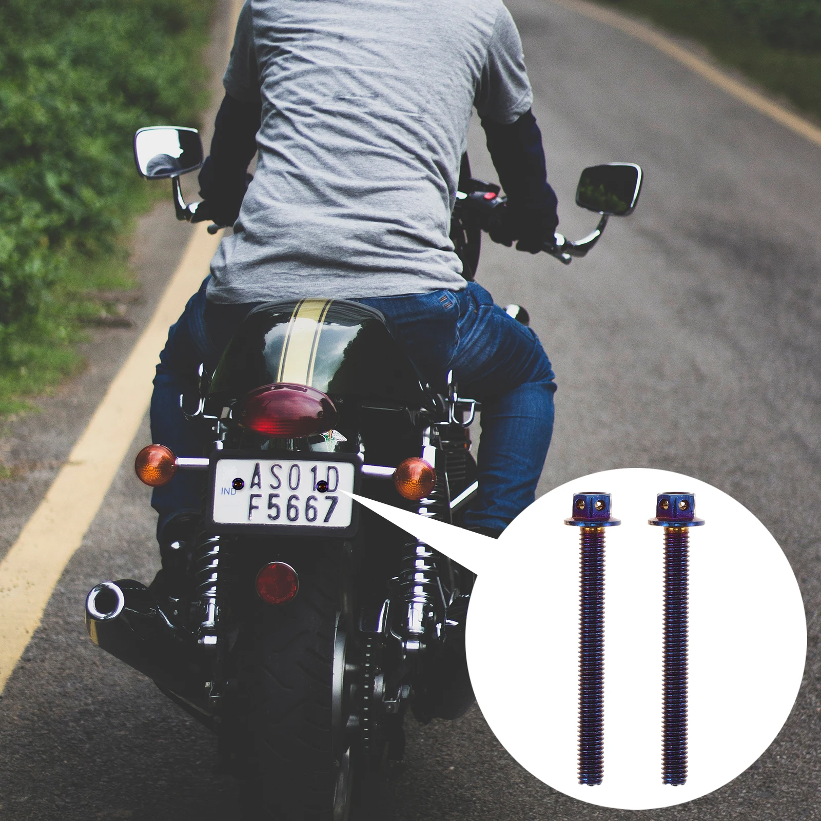 2 Pcs Baked Blue Screws License Place Fixing Clips Stainless Steel Electric Motorcycle
2 Pcs Baked Blue Screws License Place Fixing Clips Stainless Steel Electric Motorcycle