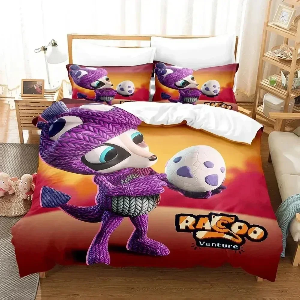 Game Raccoo Venture Bedding Set 3D Print Quilt Cover Pillowcase Comforter King Queen Size Duvet Cover Bed Set for Boys Adult
Game Raccoo Venture Bedding Set 3D Print Quilt Cover Pillowcase Comforter King Queen Size Duvet Cover Bed Set for Boys Adult
