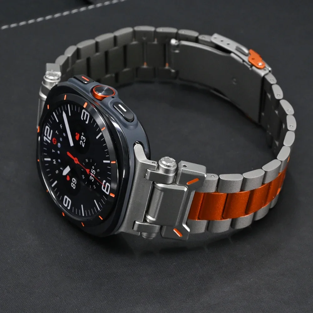 Роскошный титановый ремешок для Samsung Galaxy Watch Ultra 47 мм, металлический браслет без зазоров для часов GALAXY, деловой ремешок ULTRA 47 мм
Роскошный титановый ремешок для Samsung Galaxy Watch Ultra 47 мм, металлический браслет без зазоров для часов GALAXY, деловой ремешок ULTRA 47 мм