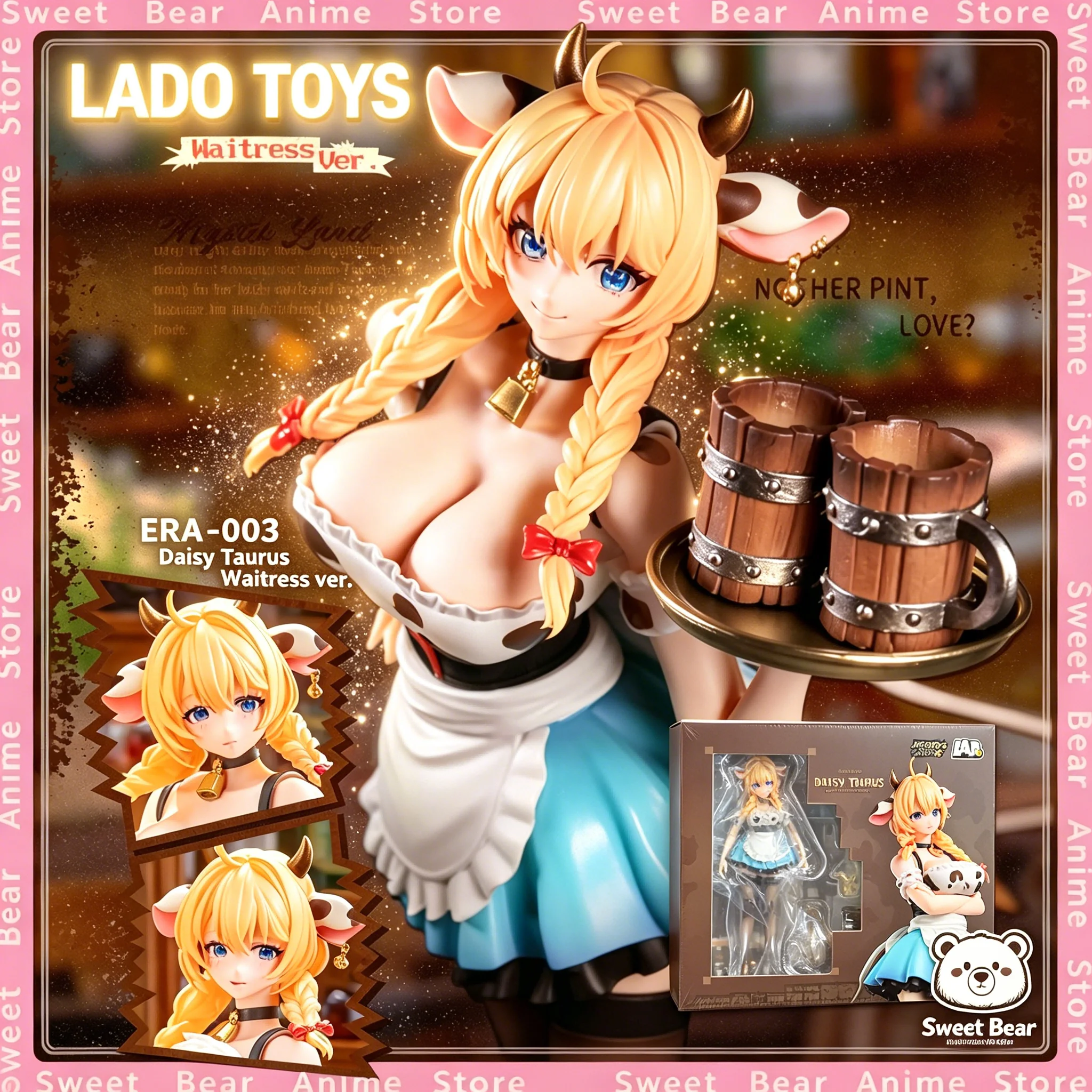 LADoTOYS ERA-003 Beer Girl DAISY TAURUS Magic Continent Adventure Squad 1/12 Action Figure Anime Model Trendy Toys Desktop Doll
LADoTOYS ERA-003 Beer Girl DAISY TAURUS Magic Continent Adventure Squad 1/12 Action Figure Anime Model Trendy Toys Desktop Doll