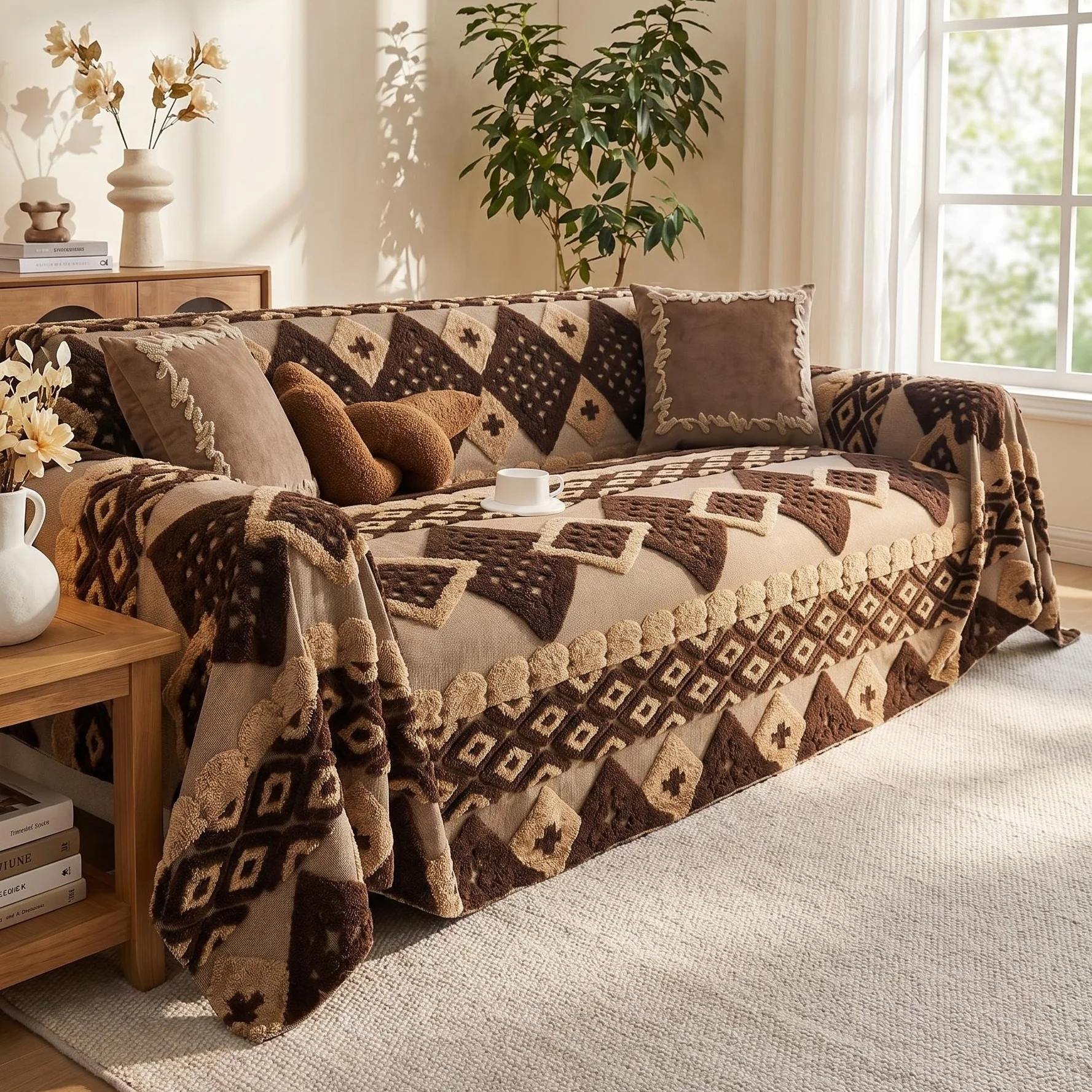 Bohemian 3D Jacquard Sofa Towel Double Colours Tuffed Fleece Living Room Throw Blanket Washable Soft Full Covered Sofa Cover
Bohemian 3D Jacquard Sofa Towel Double Colours Tuffed Fleece Living Room Throw Blanket Washable Soft Full Covered Sofa Cover