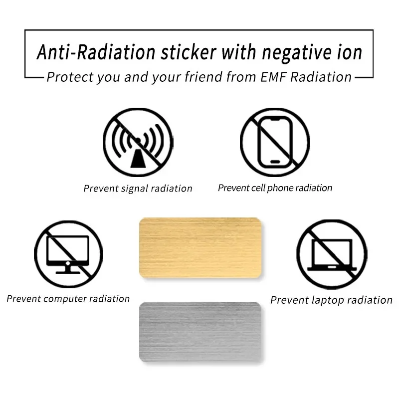 Square Metal Sticker To Prevent Radiation Mobile Phone Negative Ion Energy Electromagnetic Wave
Square Metal Sticker To Prevent Radiation Mobile Phone Negative Ion Energy Electromagnetic Wave