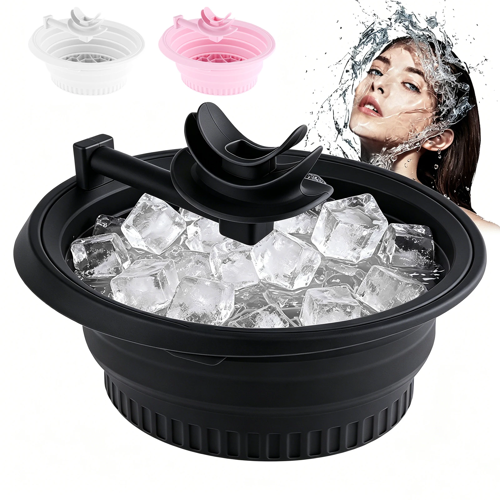Foldable Face Ice Bath Bowl Silicone Cold Therapy Washbasin with Adjustable Breathing Tube Portable Cooling Facial Washing
Foldable Face Ice Bath Bowl Silicone Cold Therapy Washbasin with Adjustable Breathing Tube Portable Cooling Facial Washing