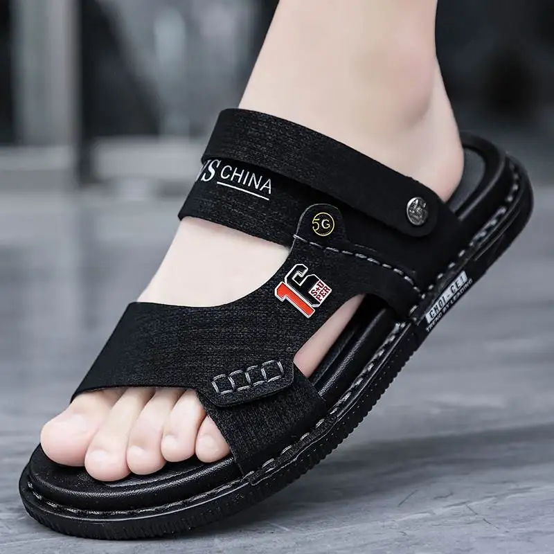 Men's Summer Outdoor Beach Sandals Casual Slip-On Driving Thong Slippers Breathable PU Leather Rubber Sole Fashionable
Men's Summer Outdoor Beach Sandals Casual Slip-On Driving Thong Slippers Breathable PU Leather Rubber Sole Fashionable