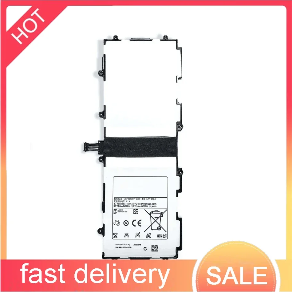 Аккумулятор емкостью 7000 мАч для Samsung Galaxy Note 10,1 GT N8000 N8010 N8020 GT P7500 P7510 Tab 2 GT P5100 P5110 P5120 SP3676B1A (1S2P)
Аккумулятор емкостью 7000 мАч для Samsung Galaxy Note 10,1 GT N8000 N8010 N8020 GT P7500 P7510 Tab 2 GT P5100 P5110 P5120 SP3676B1A (1S2P)