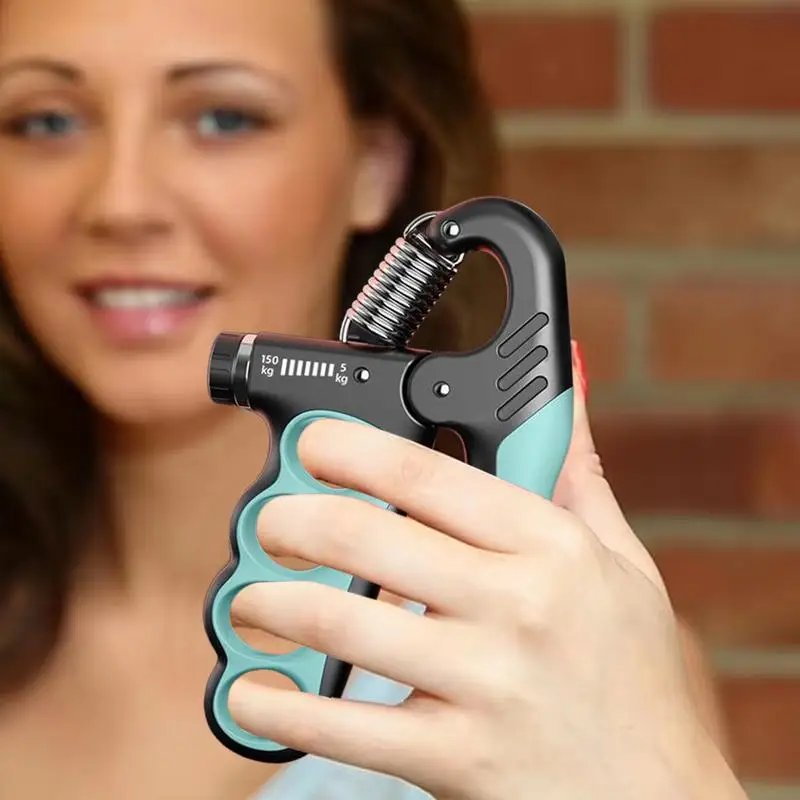 Grip Strengthener Forearm Grip Adjustable Trainer Ergonomic Handle Smart Counting Muscle Building Tool For Commuting School Home
Grip Strengthener Forearm Grip Adjustable Trainer Ergonomic Handle Smart Counting Muscle Building Tool For Commuting School Home