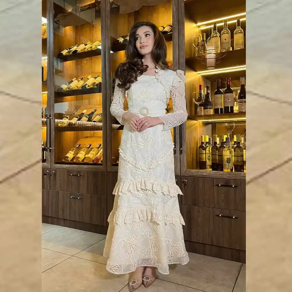 Customized Prom Gown Jersey Applique Beading Ruched Engagement A-line Square Neck Exquisite High Quality Occasion Dresses Women
Customized Prom Gown Jersey Applique Beading Ruched Engagement A-line Square Neck Exquisite High Quality Occasion Dresses Women