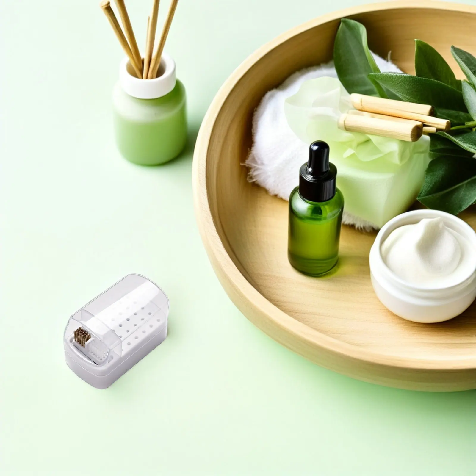 30-Slot Nail Drill Bits Storage Box Clear Acrylic Manicure Grinding Head Organizer Display Case for Nail Art Salon Supplies
30-Slot Nail Drill Bits Storage Box Clear Acrylic Manicure Grinding Head Organizer Display Case for Nail Art Salon Supplies