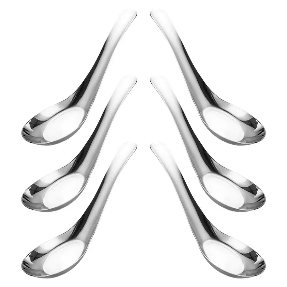 6 Pcs Mirror Stainless Steel Spoon Large Serving Spoons for Buffet Metal Cooking 304 Big Basting
6 Pcs Mirror Stainless Steel Spoon Large Serving Spoons for Buffet Metal Cooking 304 Big Basting