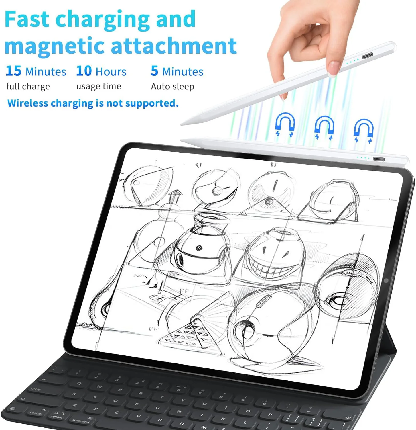 For Apple Pencil 2 1 For iPad Pencil Bluetooth Stylus Pen for iPad A16 Air 11 M2 M3 Pro 12.9 10.2 10.9 Mini 6 for Apple Pencil
For Apple Pencil 2 1 For iPad Pencil Bluetooth Stylus Pen for iPad A16 Air 11 M2 M3 Pro 12.9 10.2 10.9 Mini 6 for Apple Pencil