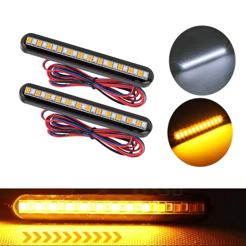 2PCS Universal LED Motorcycle Turn Signal Light Flowing Turn Signal Indicators Waterproof Indicator Rear Lights Lamp Accessories
2PCS Universal LED Motorcycle Turn Signal Light Flowing Turn Signal Indicators Waterproof Indicator Rear Lights Lamp Accessories