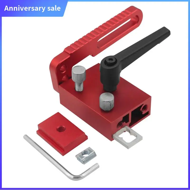 Inclined Track Limiter Woodworking 75-Type Push Platform Limiter Adjustable T-Type Fence Turnover Limiter Red Easy Install
Inclined Track Limiter Woodworking 75-Type Push Platform Limiter Adjustable T-Type Fence Turnover Limiter Red Easy Install
