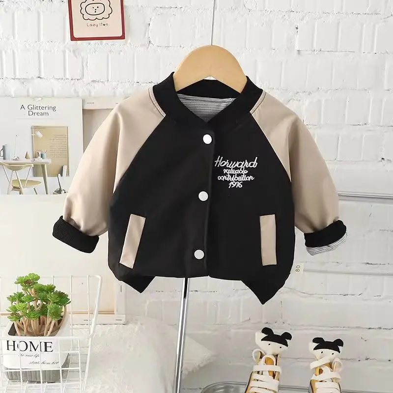 Kids Boys Spring And Autumn Clothes Baseball Uniform 2023 New Coat Boys Baby Clothes Handsome Jacket Babies Fashionable Clothes
Kids Boys Spring And Autumn Clothes Baseball Uniform 2023 New Coat Boys Baby Clothes Handsome Jacket Babies Fashionable Clothes