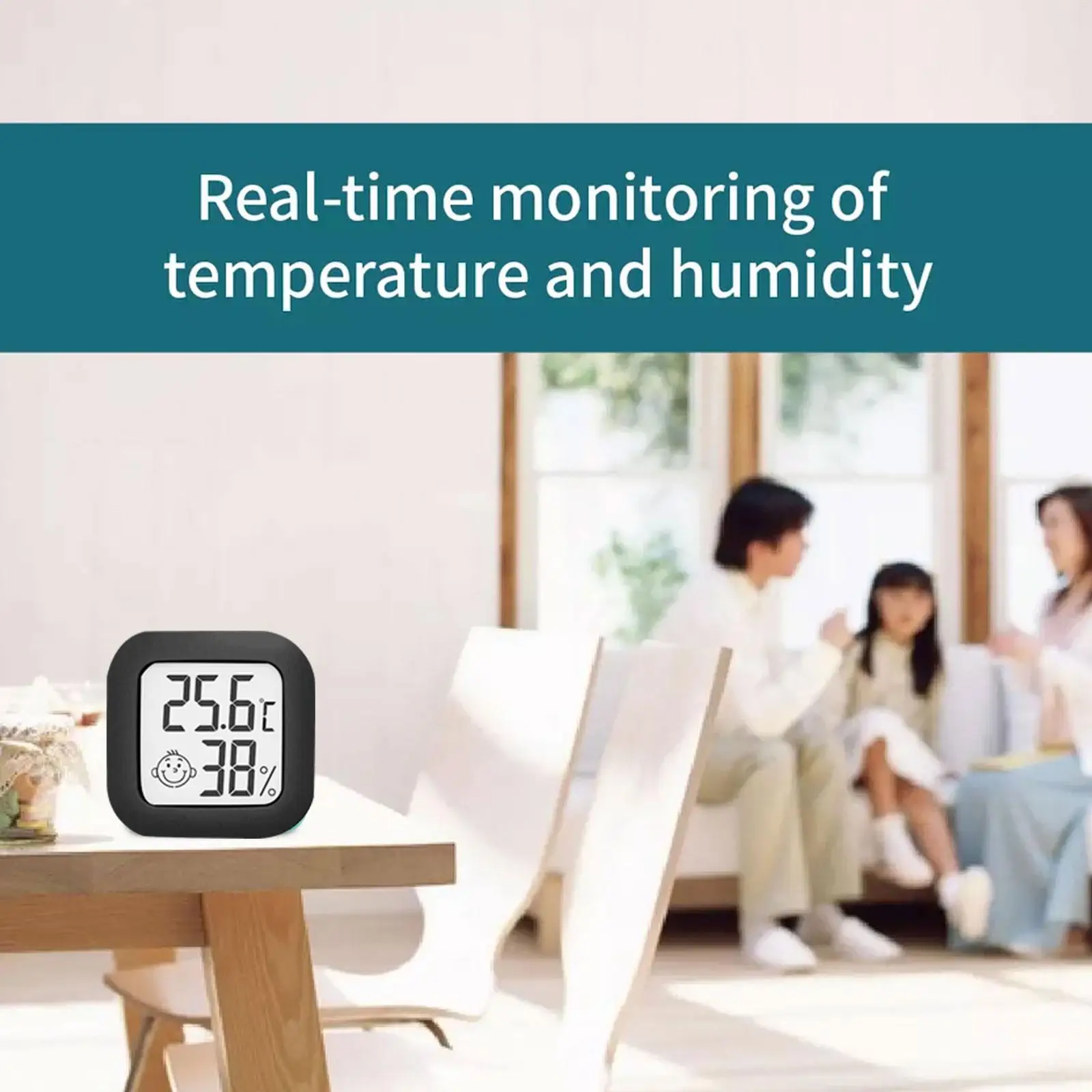 Black Thermo Hygrometer VKS-60 Infant Room LCD Thermo And Environmental Infant Hygrometer Monitoring Monitoring O6I1
Black Thermo Hygrometer VKS-60 Infant Room LCD Thermo And Environmental Infant Hygrometer Monitoring Monitoring O6I1