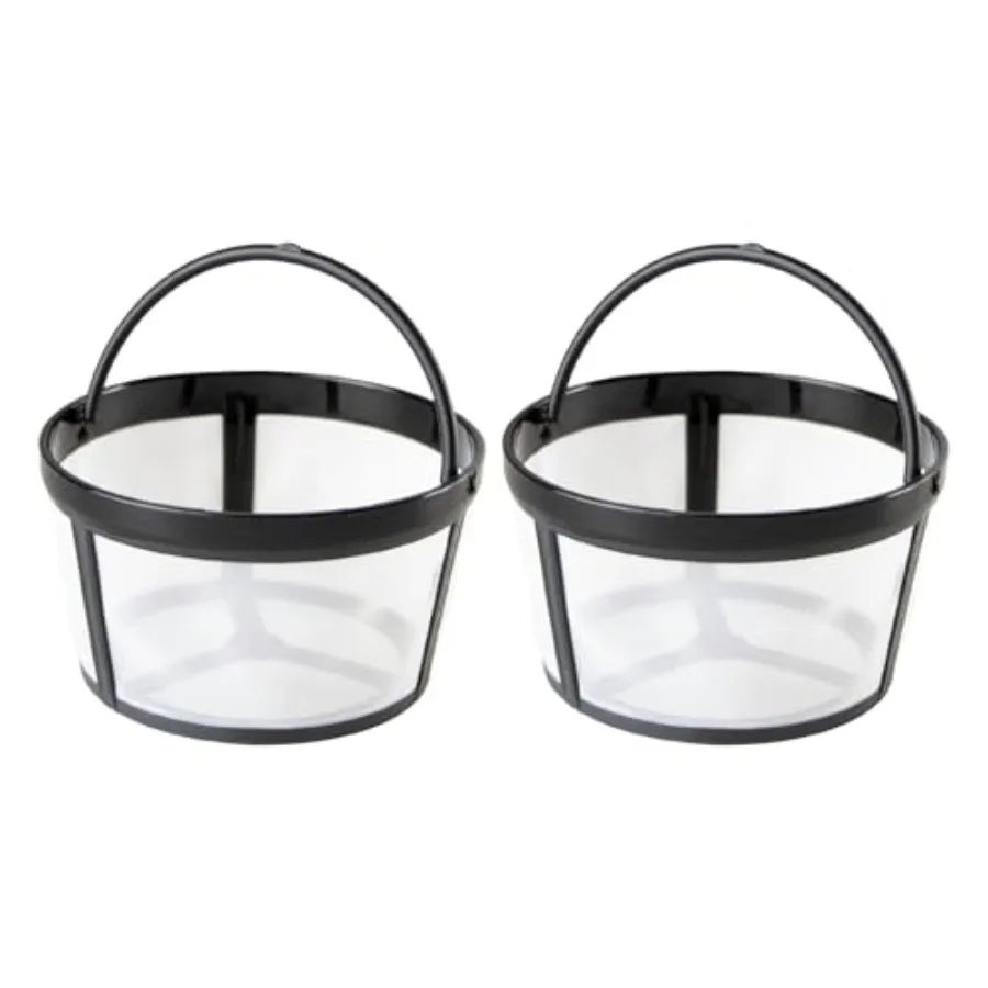2 Pack Reusable Coffee Filters, 4-5 Cup Coffee Filter Basket, Nylon Mesh Coffee Filter Replacement with Handle Reusable Coffee
2 Pack Reusable Coffee Filters, 4-5 Cup Coffee Filter Basket, Nylon Mesh Coffee Filter Replacement with Handle Reusable Coffee