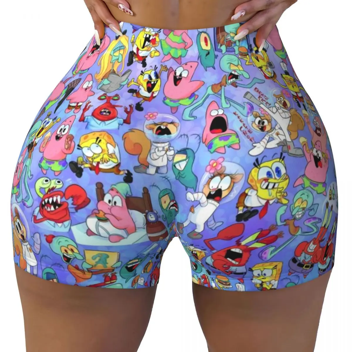 Custom SpongeBobed Biker Running Workout Shorts Women Funny Cartoon Gym Athletic Yoga Shorts
Custom SpongeBobed Biker Running Workout Shorts Women Funny Cartoon Gym Athletic Yoga Shorts