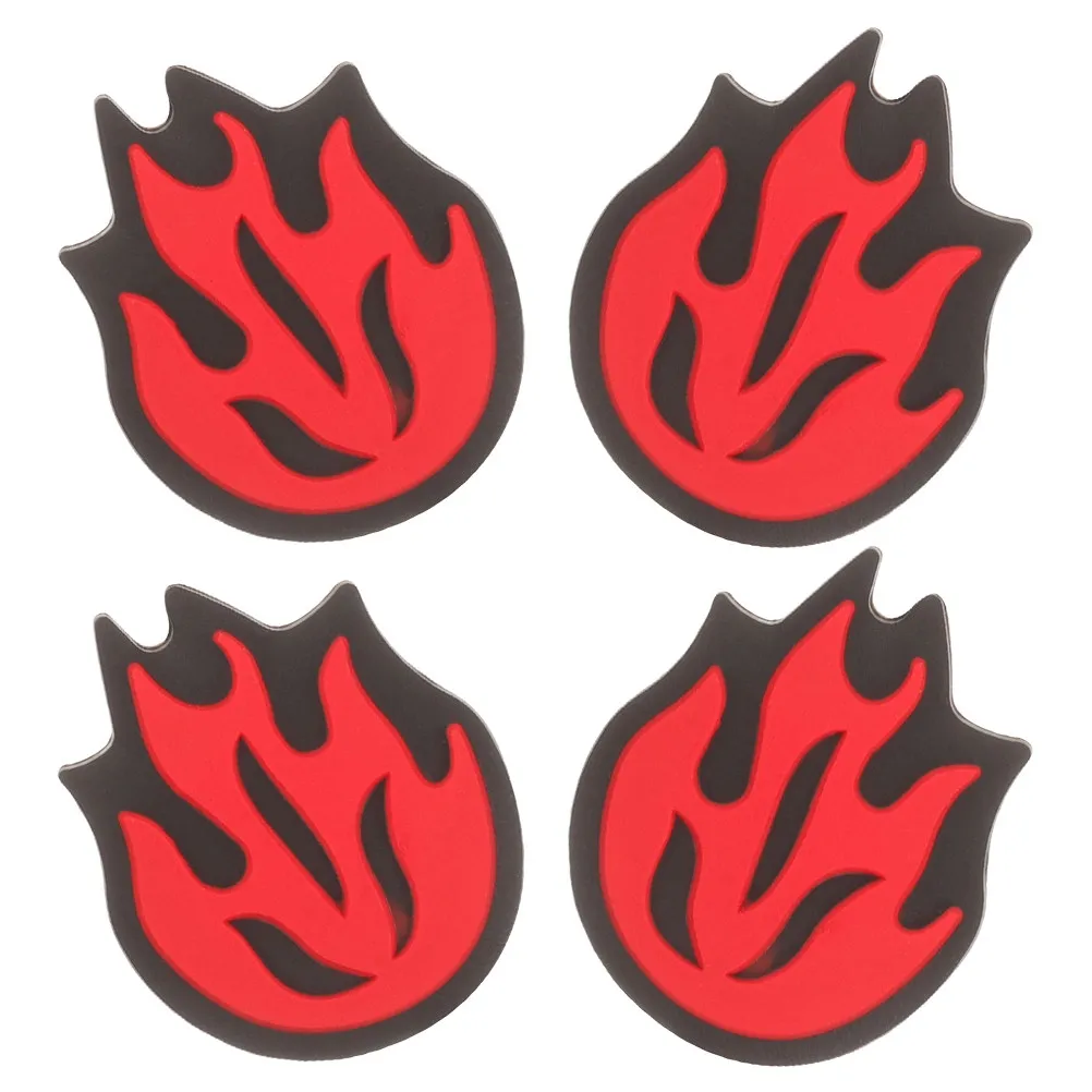 4Pcs Flame Tennis Racket Shock Absorbers Silicone Vibration Dampener Comfortable Training Match Use Tennis Rackets Accessories
4Pcs Flame Tennis Racket Shock Absorbers Silicone Vibration Dampener Comfortable Training Match Use Tennis Rackets Accessories