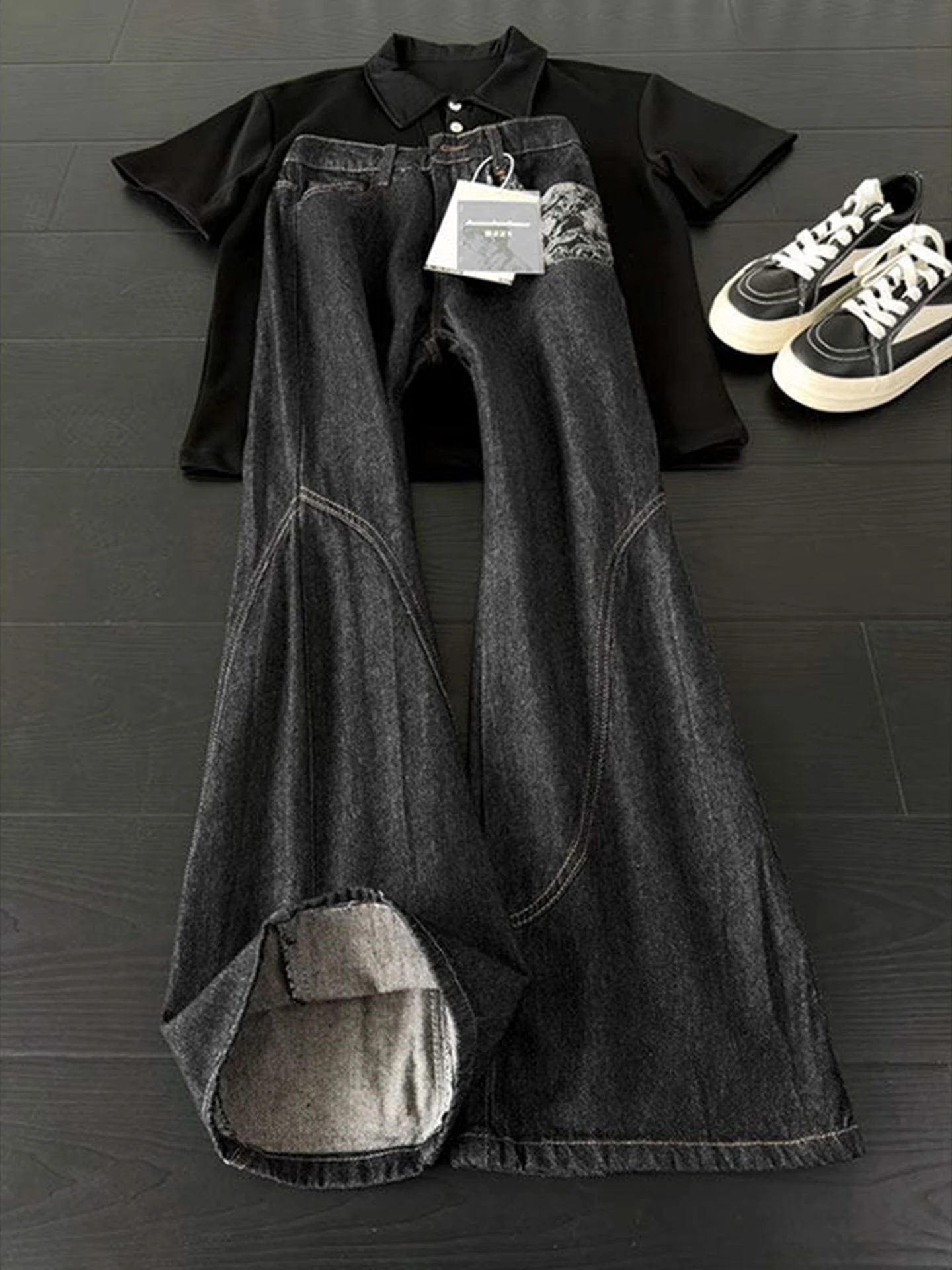 Cleanfit Original Denim Jeans Men's Summer Waist Flower Deconstructed Patchwork Straight Leg Micro Flare Knife Pants
Cleanfit Original Denim Jeans Men's Summer Waist Flower Deconstructed Patchwork Straight Leg Micro Flare Knife Pants