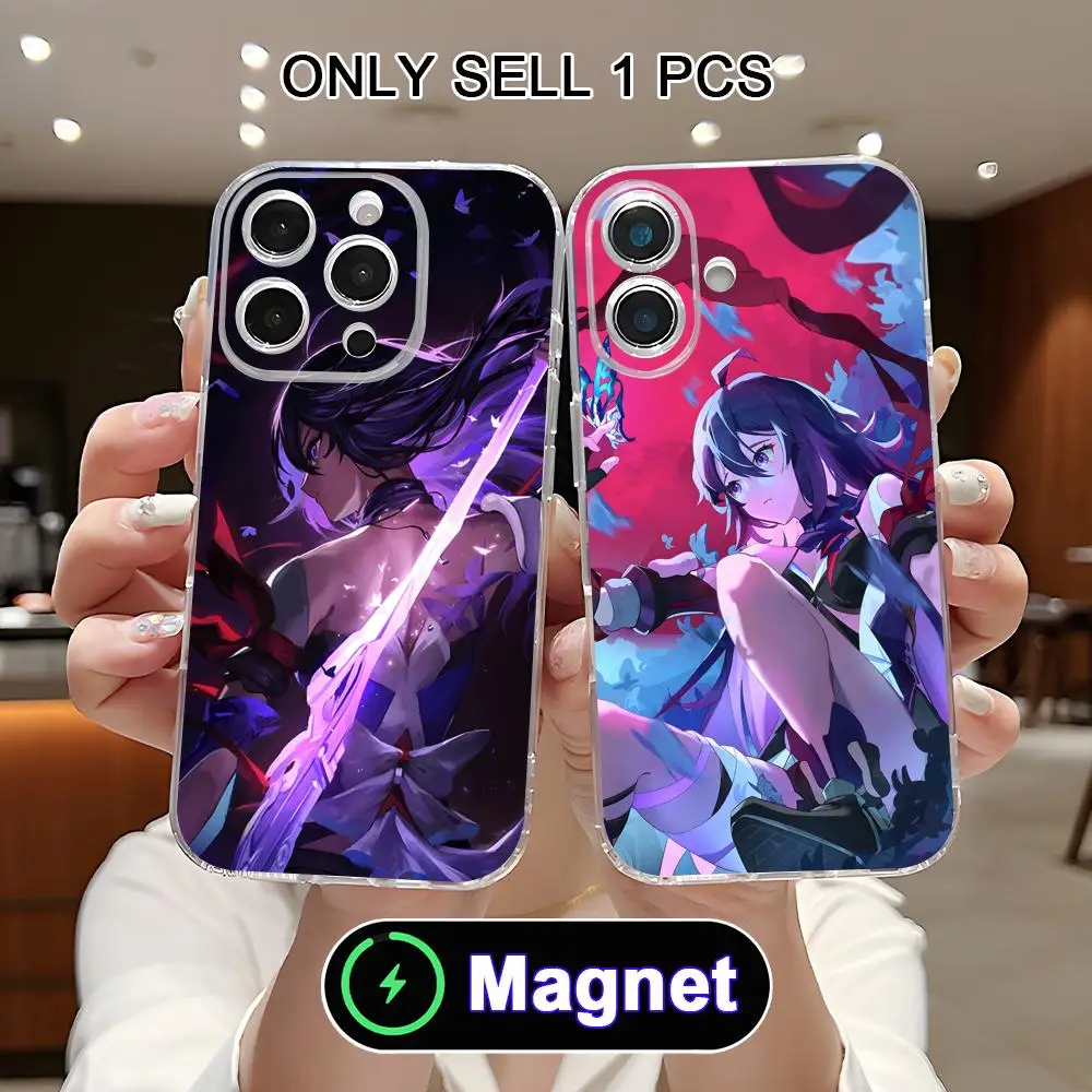 HSR Seele Phone Case for iPhone 17 16 15 14 13 12 11 Air Pro Max Plus Mini Soft TPU Clear Magnet Cover
HSR Seele Phone Case for iPhone 17 16 15 14 13 12 11 Air Pro Max Plus Mini Soft TPU Clear Magnet Cover