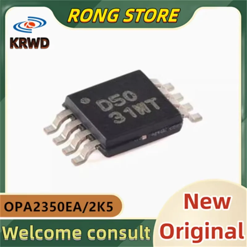 5 шт. D50 O5D Новые оригинальные OPA2350EA/2K5 OPA2350EA OPA2350 VSSOP-8
5 шт. D50 O5D Новые оригинальные OPA2350EA/2K5 OPA2350EA OPA2350 VSSOP-8