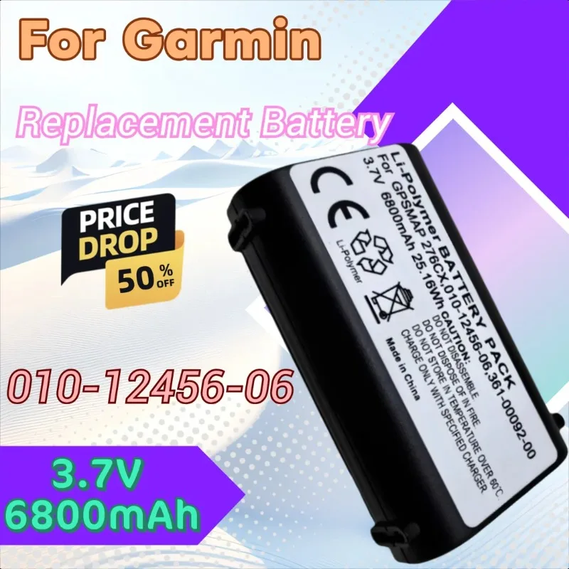 New Replacement Battery 3.7V 6800mAh for Garmin:010-12456-06 361-00092-00 GPSMAP 276Cx GPS Navigator
New Replacement Battery 3.7V 6800mAh for Garmin:010-12456-06 361-00092-00 GPSMAP 276Cx GPS Navigator