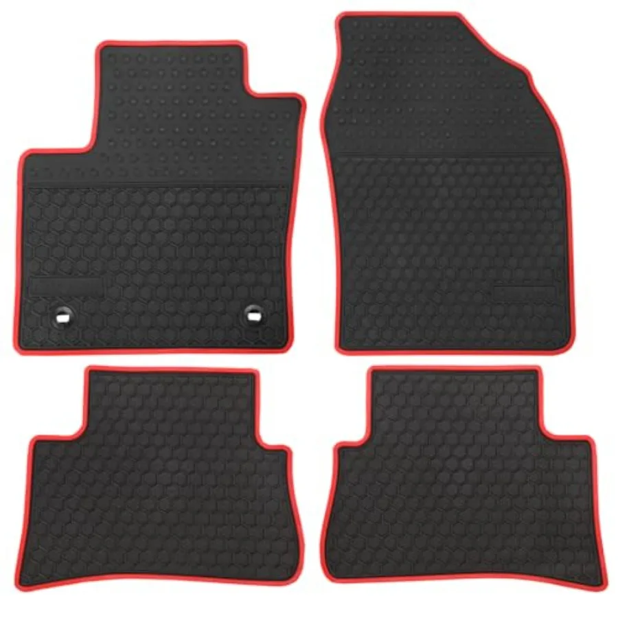 Car Floor Mats Custom Fit for Toyota C-HR 2018 2019 2020 2021 2022 2023 Black Red Rubber Car Floor Liners Set All Weather Prote
Car Floor Mats Custom Fit for Toyota C-HR 2018 2019 2020 2021 2022 2023 Black Red Rubber Car Floor Liners Set All Weather Prote