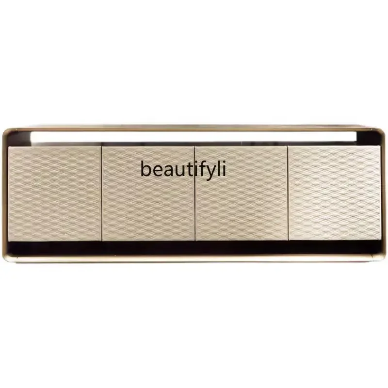 C Italian-Style Light Luxury Solid Wood TV Cabinet Post-Modern Simple Sideboard Cabinet Wall-Mounted Stainless Steel High-End
C Italian-Style Light Luxury Solid Wood TV Cabinet Post-Modern Simple Sideboard Cabinet Wall-Mounted Stainless Steel High-End