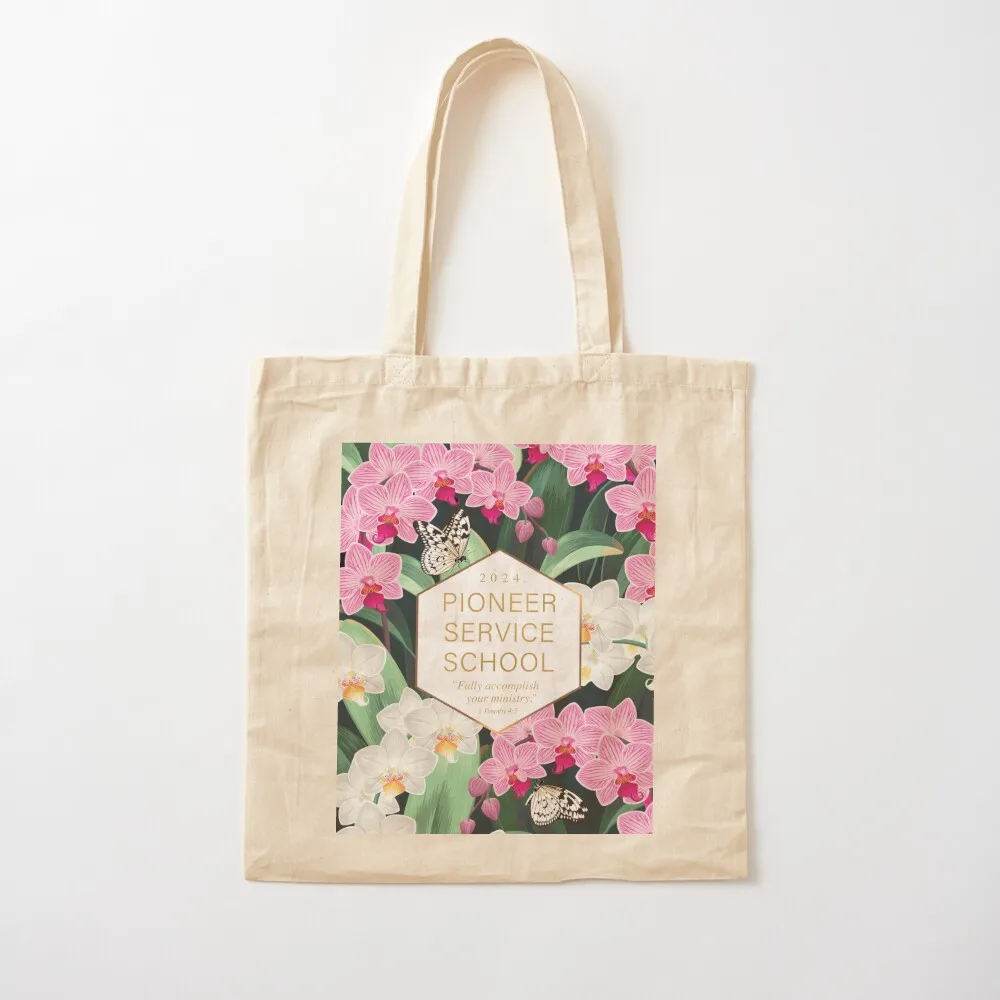 Pioneer Service School (Pink & White Orchids and Butterflies) Tote Bag Handbags Gift bag shopper bags Shopper
Pioneer Service School (Pink & White Orchids and Butterflies) Tote Bag Handbags Gift bag shopper bags Shopper