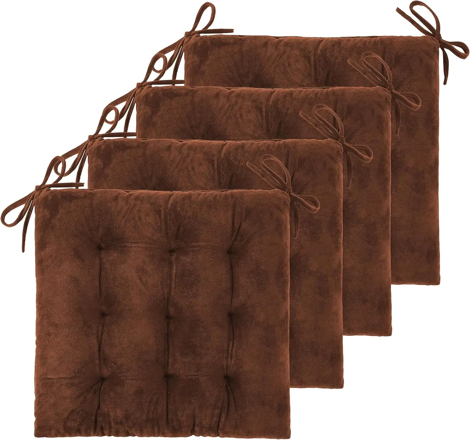 4 Pa Chair Cushions For Dining Office Kitchen Chairs 19"" X 19"" Chair Pads And Cushion Comfort Seat Cushion With Ties (Coffee
4 Pa Chair Cushions For Dining Office Kitchen Chairs 19"" X 19"" Chair Pads And Cushion Comfort Seat Cushion With Ties (Coffee